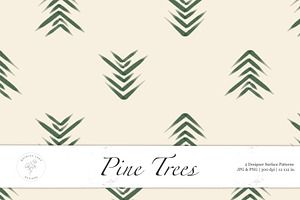 Pine Trees Surface Pattern