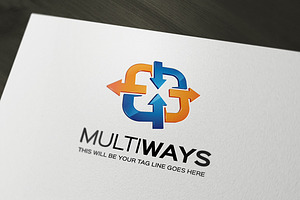 MultiWays Logo Template