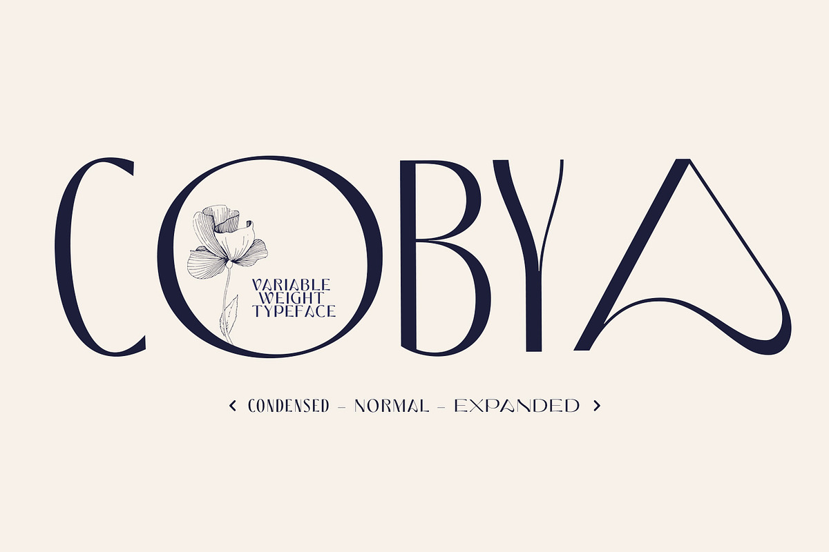 Cobya - Variable Weight Typeface, a Font by creativemedialab (Photo 7 of 13)
