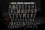 Holly Curves - Christmas Font, a Sans Serif Font by Pian45 Studio (Thumbnail 3 of 4)
