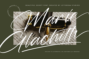 Marie Glachith Beautiful Script Font