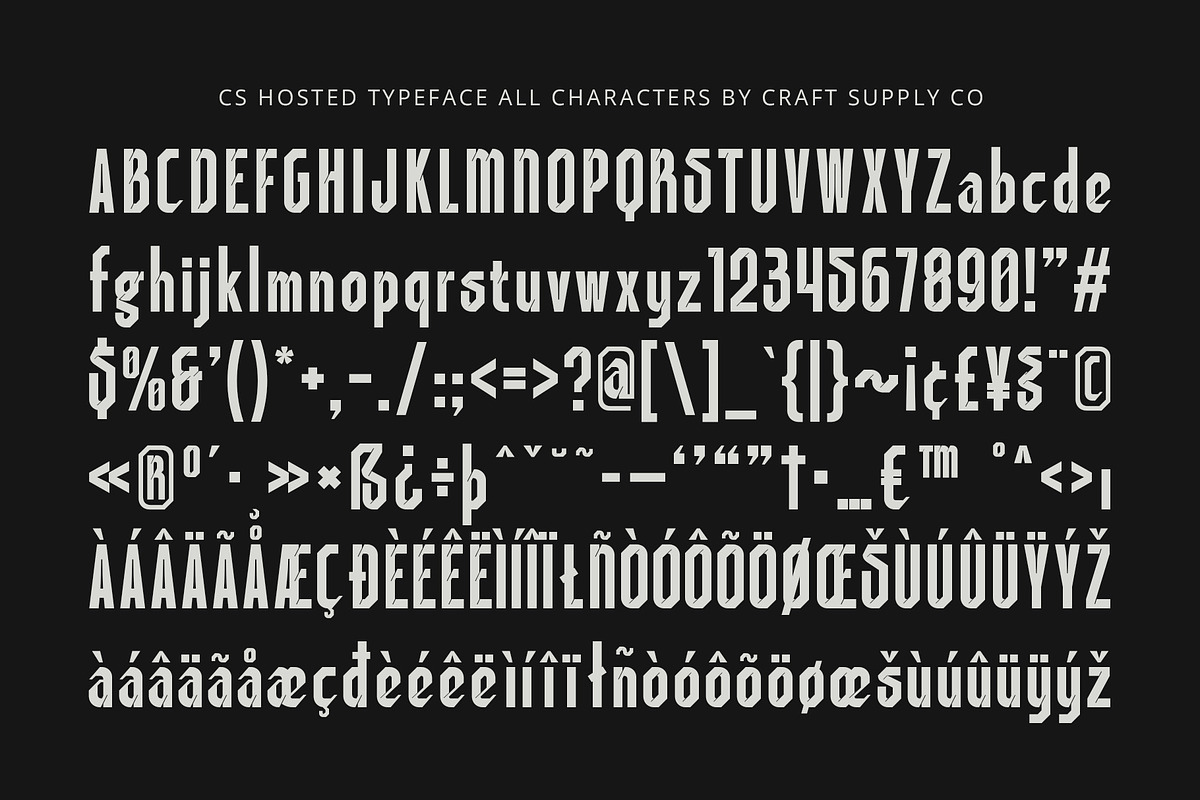 CS Hosted – Inktrap Font, a Sans Serif Font by Craft Supply Co. (Photo 8 of 8)