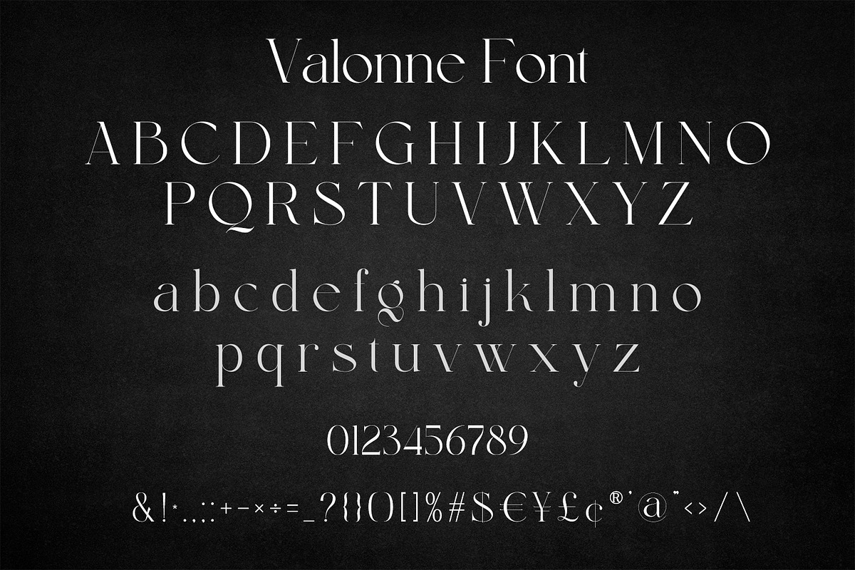 Valonne Serif Font – Modern Luxury, a Serif Font by OWPictures (Photo 9 of 12)