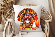 Thanksgiving Turkey Clipart, an Illustration by DreamCafeArt (Thumbnail 4 of 7)
