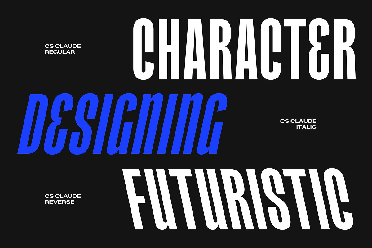 CS Claude – Condensed Font, a Sans Serif Font by Craft Supply Co. (Photo 2 of 8)