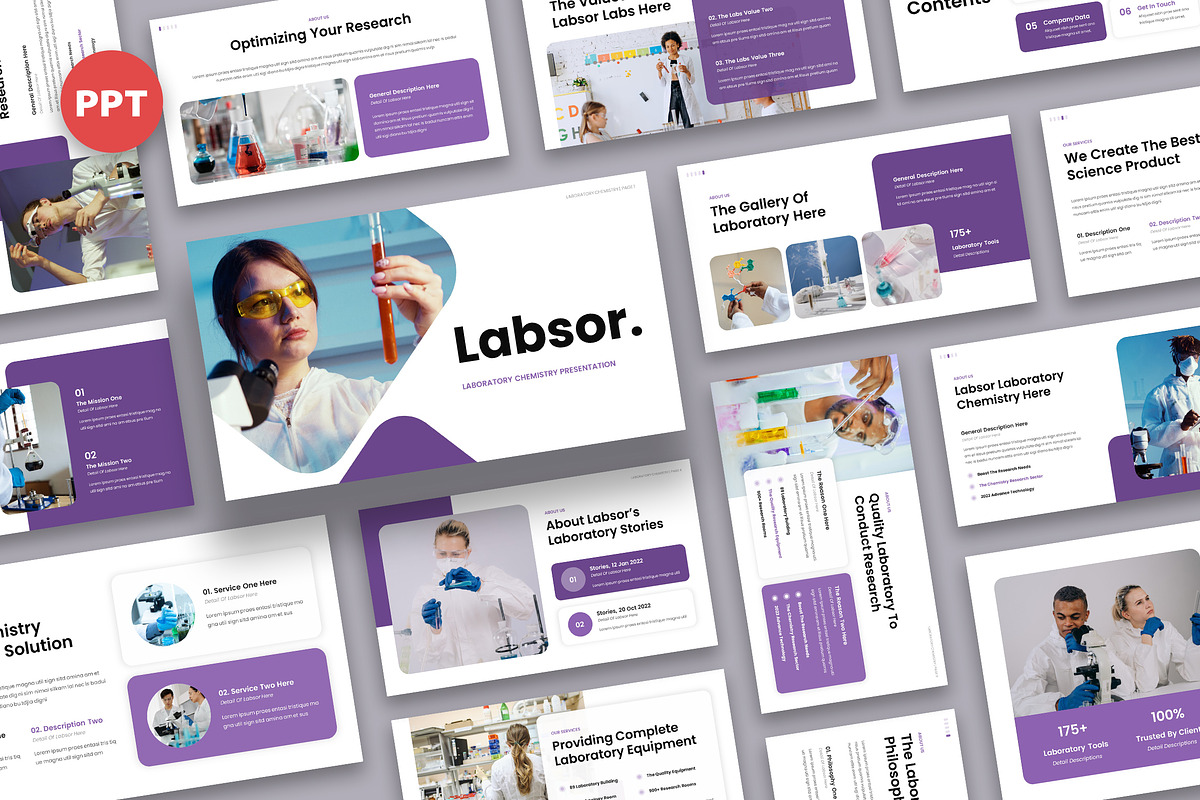 Labsor Laboratory Chemistry PPT, a Presentation Template by kerismaker (Photo 1 of 6)