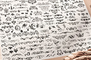 Calligraphic Design Elements, an Object Graphic by Arys Design (Thumbnail 3 of 8)