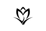 Letter M Tulip Rose Flower Logo, a Branding & Logo Template by Buqancreative (Thumbnail 2 of 3)