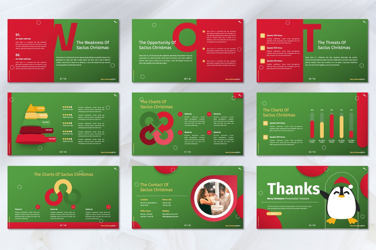 Saclus - Christmas Powerpoint, a Presentation Template by Dhabee (Photo 2 of 7)