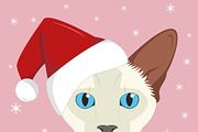 Christmas 9x Cat Breeds, an Animal Illustration by asantosg (Thumbnail 5 of 10)