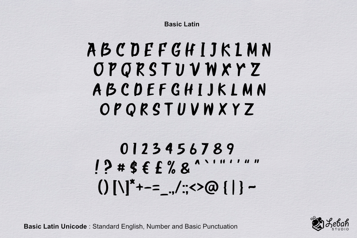 Ranak Font preview 2