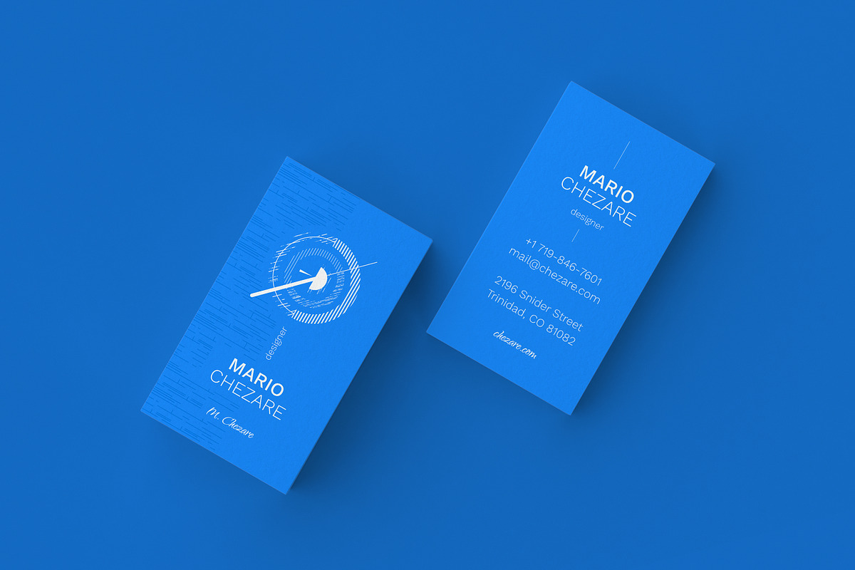 Chezare 05. Business Card Template, a Business Card Template by le-genda (Photo 3 of 4)