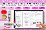 Budget Digital Planner iPad 2025, a Templates & Theme by Plamarplanners (Thumbnail 1 of 8)