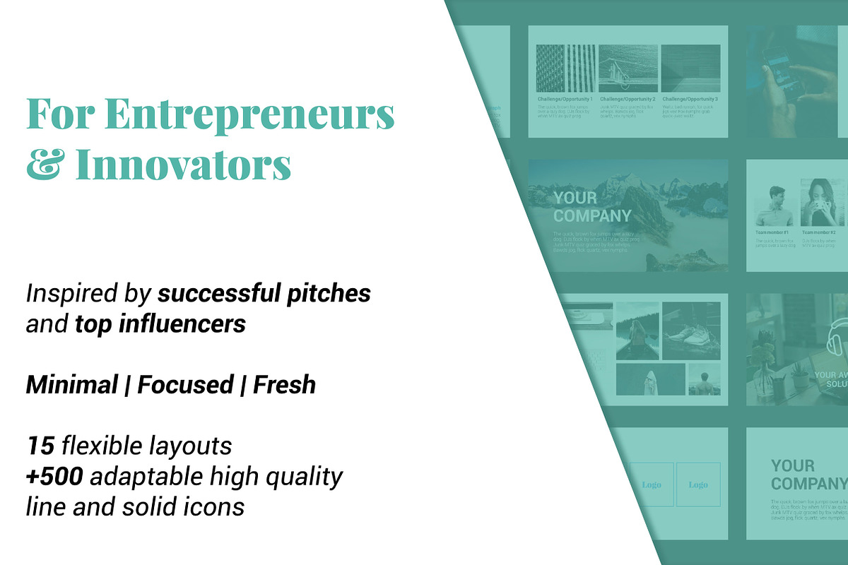 Startup Pitch, a Presentation Template by Entrepreneurs&Innovators (Photo 1 of 11)