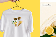 Lemons Clipart Set, a Seasonal Illustration by Leonaa art (Thumbnail 9 of 11)