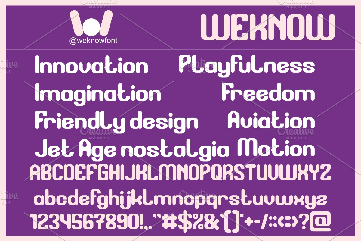 Bubble FLight font, a Sans Serif Font by weknow (Photo 5 of 8)