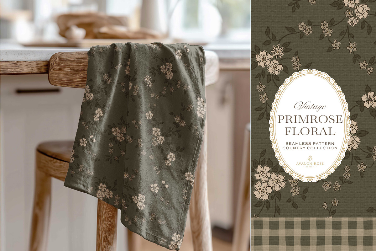 Vintage Floral Country Patterns, a Pattern Graphic by Eclectic Anthology (Photo 13 of 13)