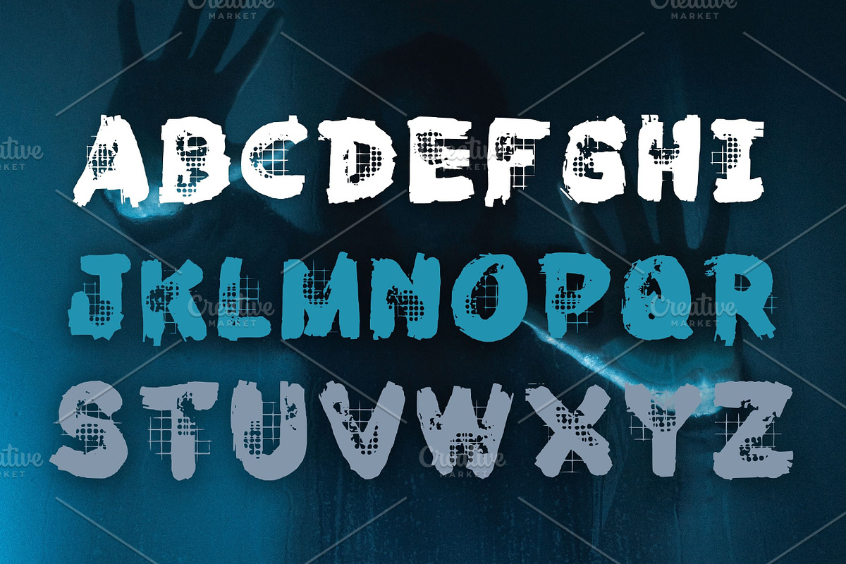 Area 13, Horror font, SVG cut files, a Font by Tattoo Worker Studio (Photo 3 of 4)