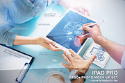 iPad Pro Photo Mockup Set - 7 PSD, an iPhone Mockup by mockupgeek (Thumbnail 1 of 7)
