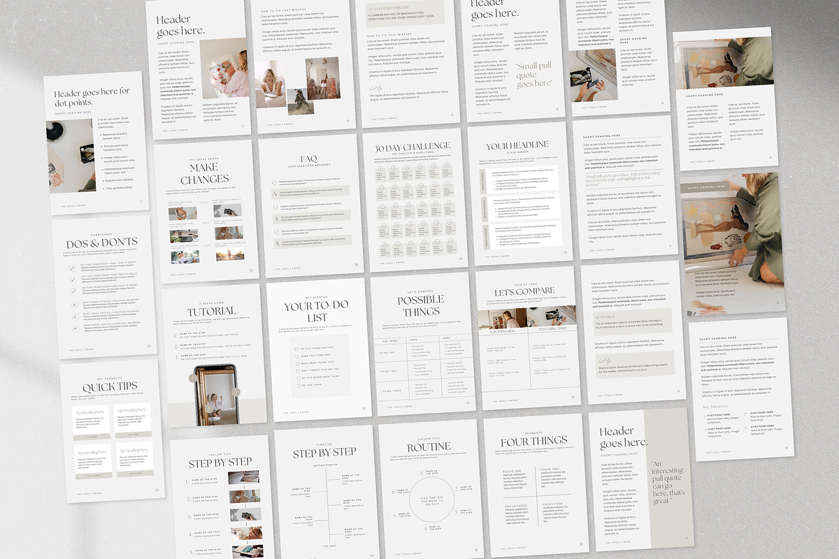 Editable Ebook Template for Canva, a Magazine Template by Tabitha Emma (Photo 5 of 10)