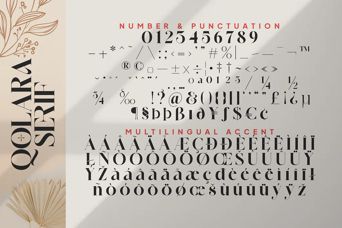 Qolara Elegant Serif, a Serif Font by Vampstudio (Photo 13 of 13)
