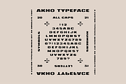 Akho, a Font by Maybe This Color (Thumbnail 3 of 5)