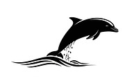 dolphin jumping silhouettes, an Illustration by Amazin_art (Thumbnail 28 of 31)