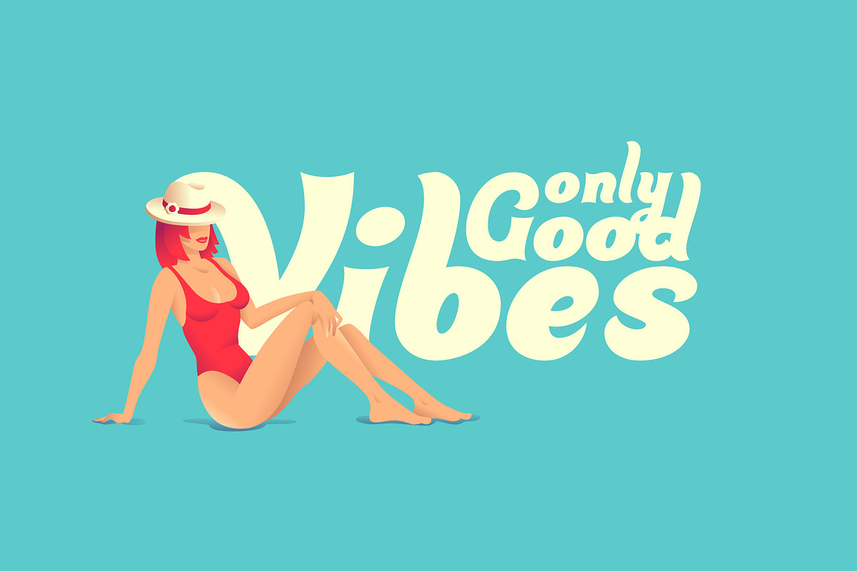 Sunny Bay font and graphics preview 7