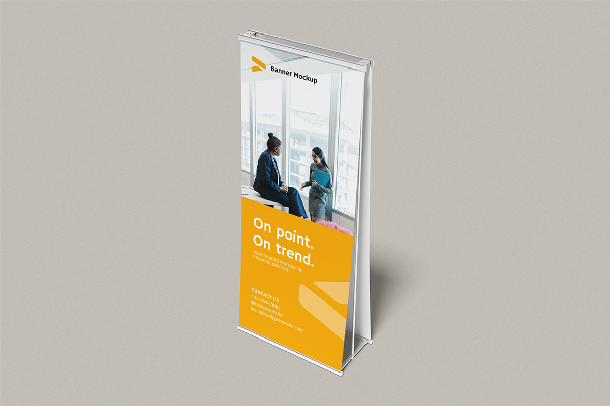 Banner Mockup, an Advertising Mockup by swsi-studio (Photo 3 of 5)