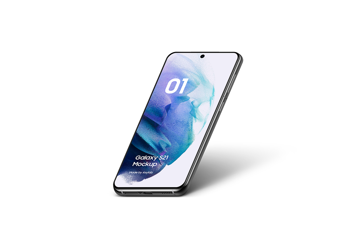 Galaxy S21 - 20 Mockups Scenes, an Android Mockup by Asylab (Photo 19 of 40)