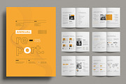 Corporate Annual Report Template, a Brochure Template by ContestDesign (Thumbnail 1 of 3)