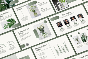 Plant Business PowerPoint Template, a Presentation Template by SKY CREATION