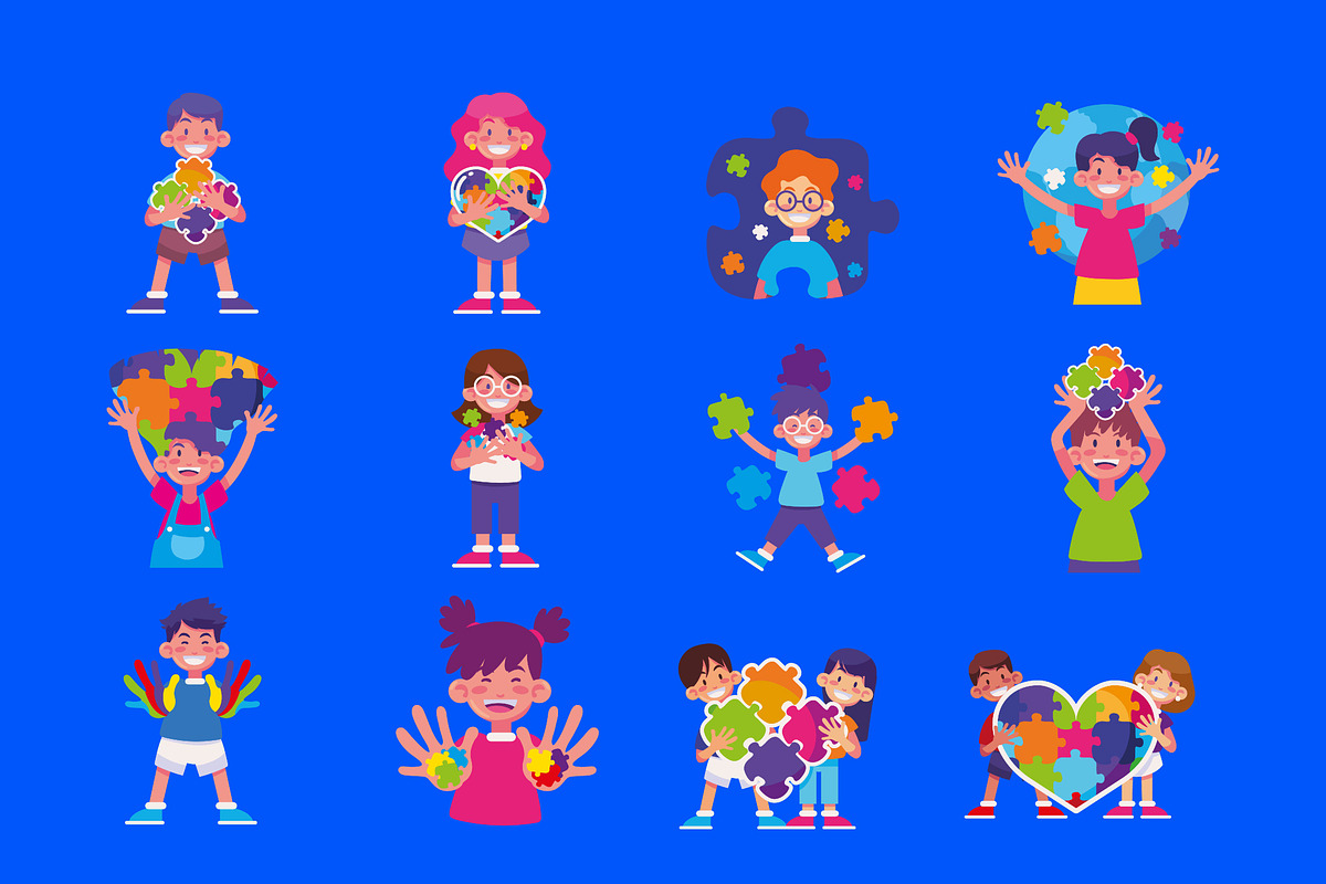 Autism Awareness Kids Set