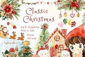 Classic Christmas Clipart