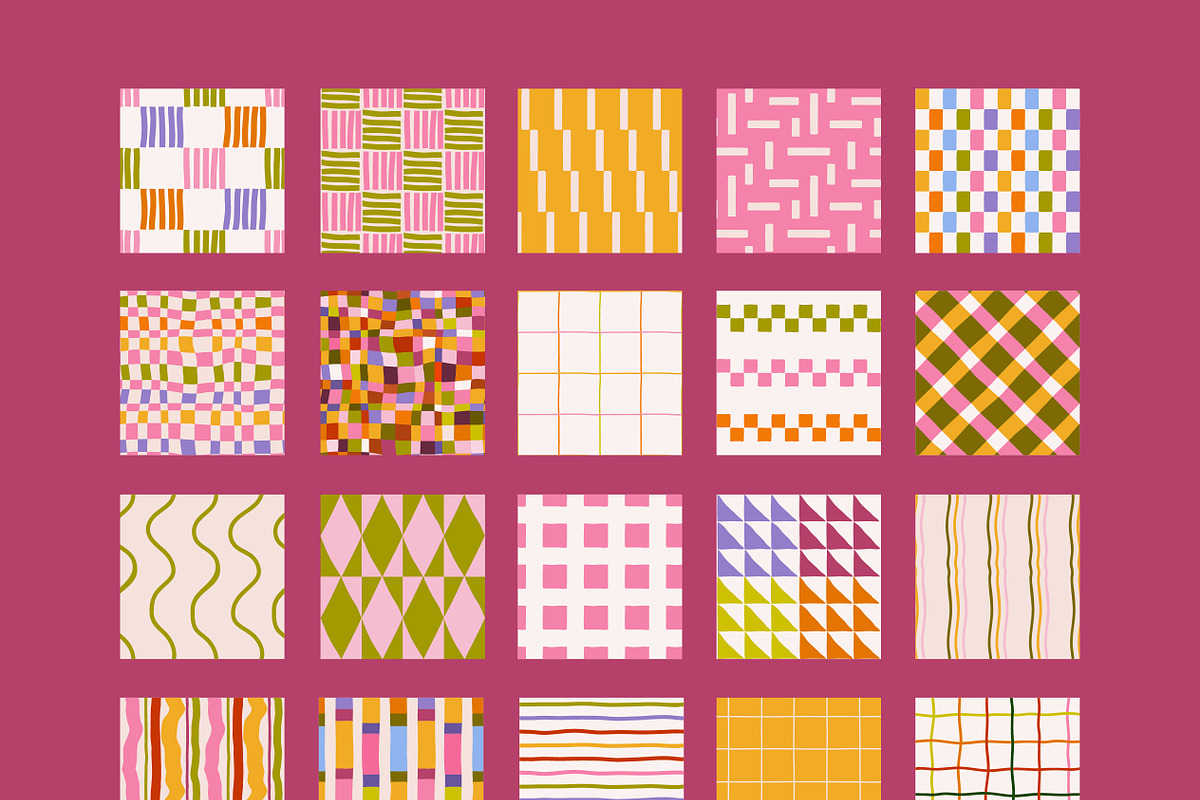 Quirky Lines Seamless Patterns, a Pattern Graphic by AnnArt (Photo 9 of 9)