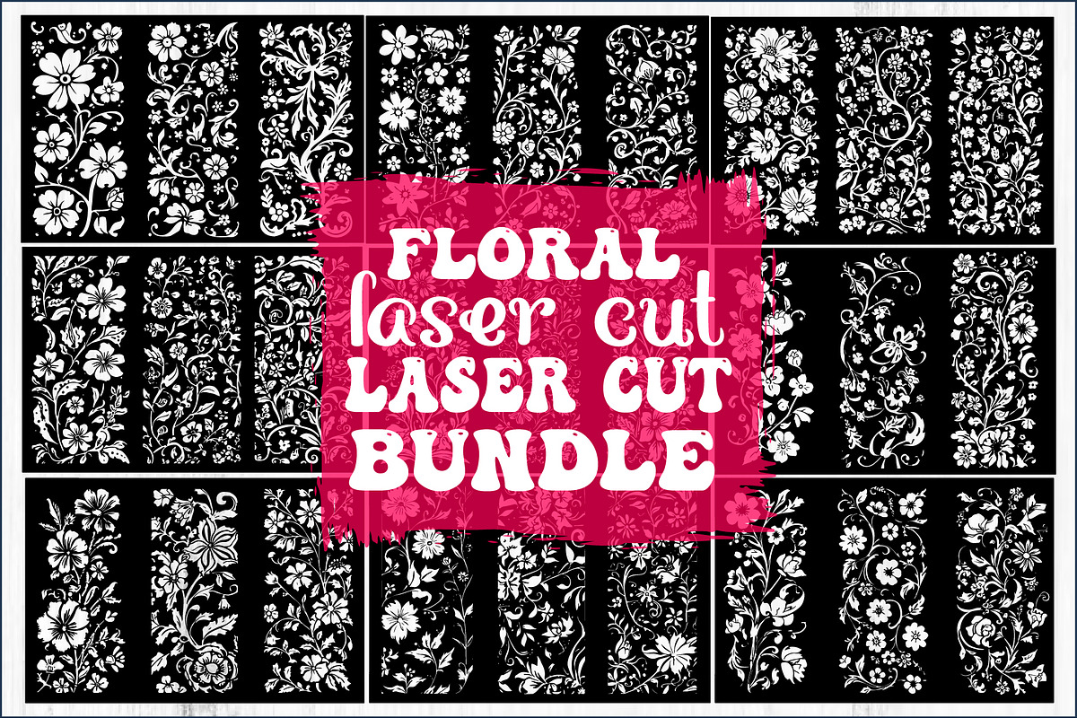Intricate Floral Laser Cut Panel Des, an Object Graphic by balal (Photo 2 of 11)