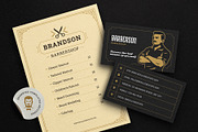 27 Barbershop Logotypes, a Branding & Logo Template by Vasya Kobelev (Thumbnail 9 of 10)