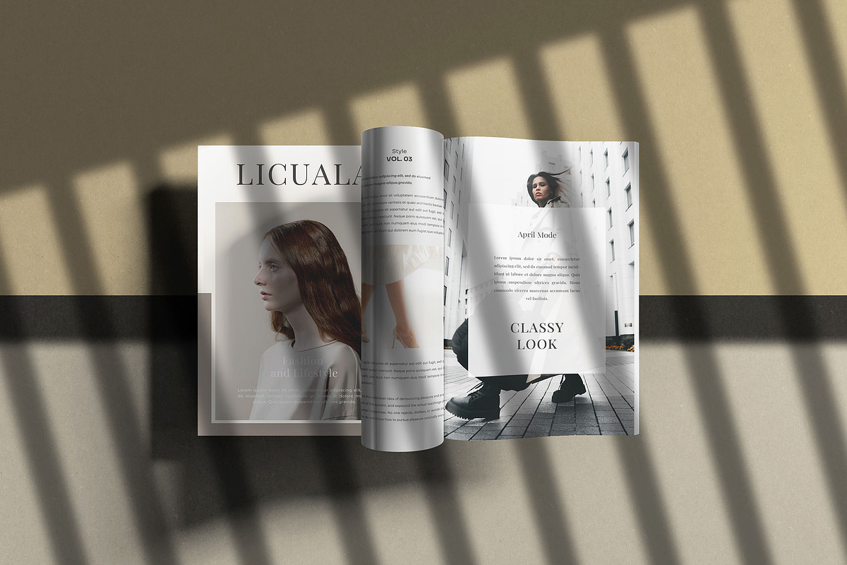 Licuala || Magazine Mockup, a Books & Magazine Mockup by JafarNation (Photo 6 of 7)