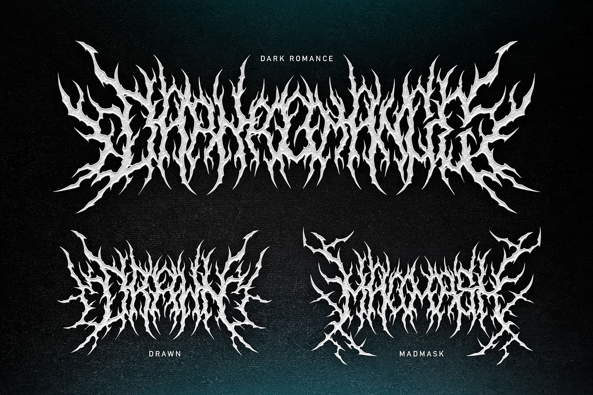 Mad Revenge | Metal Font preview 2