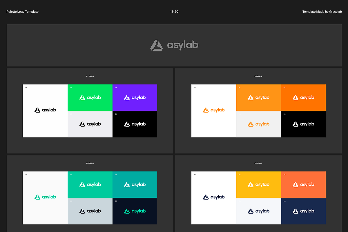 50 Palette Color Logo Mockup - PSD, a Product Mockup by Asylab (Photo 11 of 47)