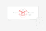 Royal Wedding Monograms font family, a Script Font by kaer_shop (Thumbnail 5 of 10)