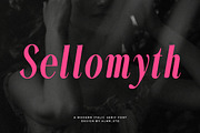 Sellomyth - Italic serif font, a Serif Font by Almeera Std (Thumbnail 1 of 6)