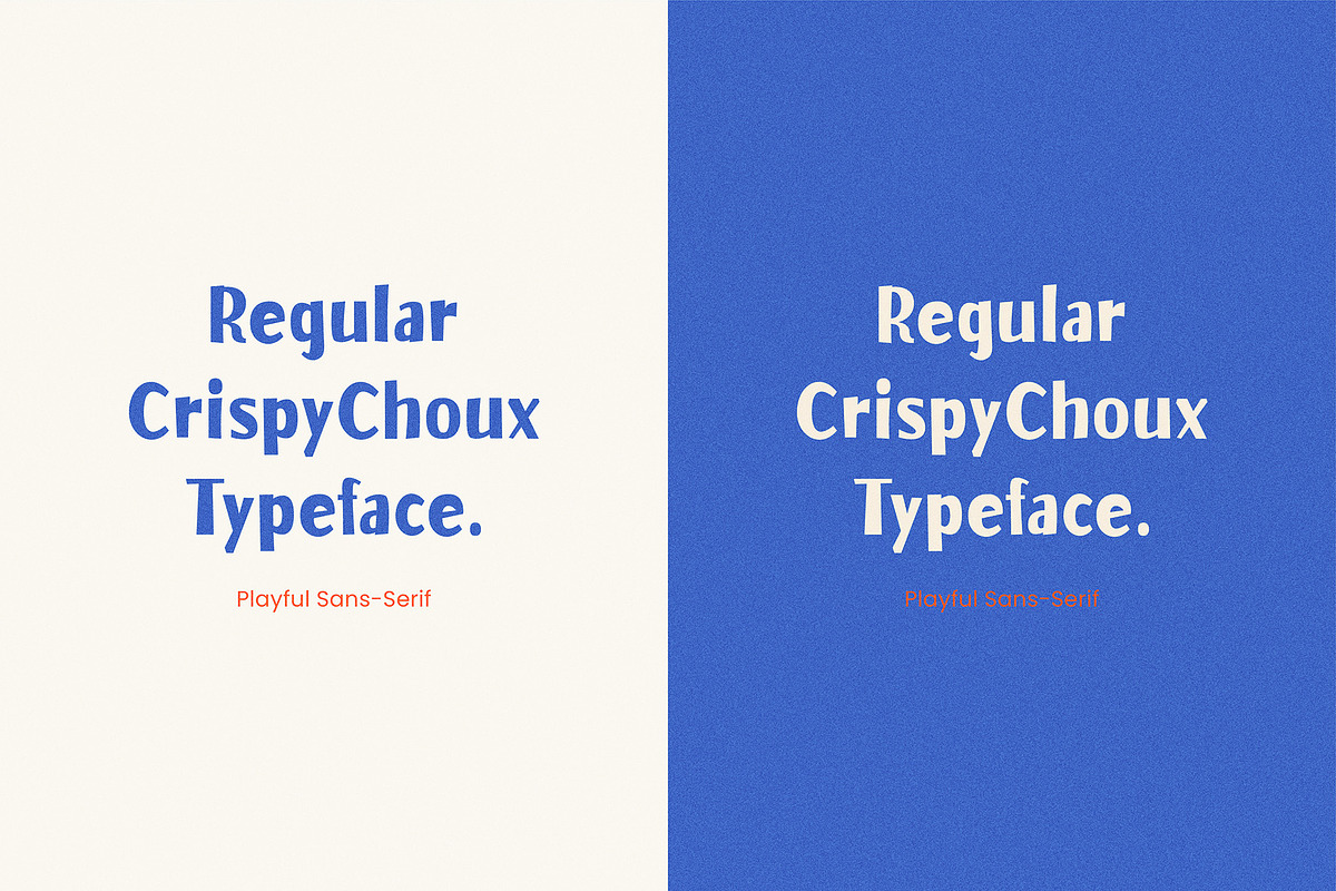 Crispy Choux, Playful Display Font., a Sans Serif Font by Kaikhia (Photo 7 of 8)