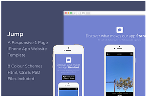Jump - iPhone App Website Template