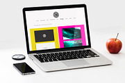 Laptop Mockups, a Templates & Theme by Evan Schlomann (Thumbnail 7 of 7)