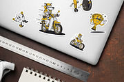 Groovy Racers Retro Illustration, a Transportation Illustration by Decoconio Design (Thumbnail 6 of 7)