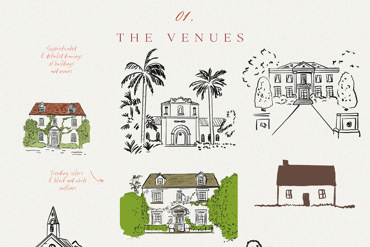 Handmade Quirky Wedding Map Creator, an Object Graphic by Laras Wonderland (Photo 9 of 14)