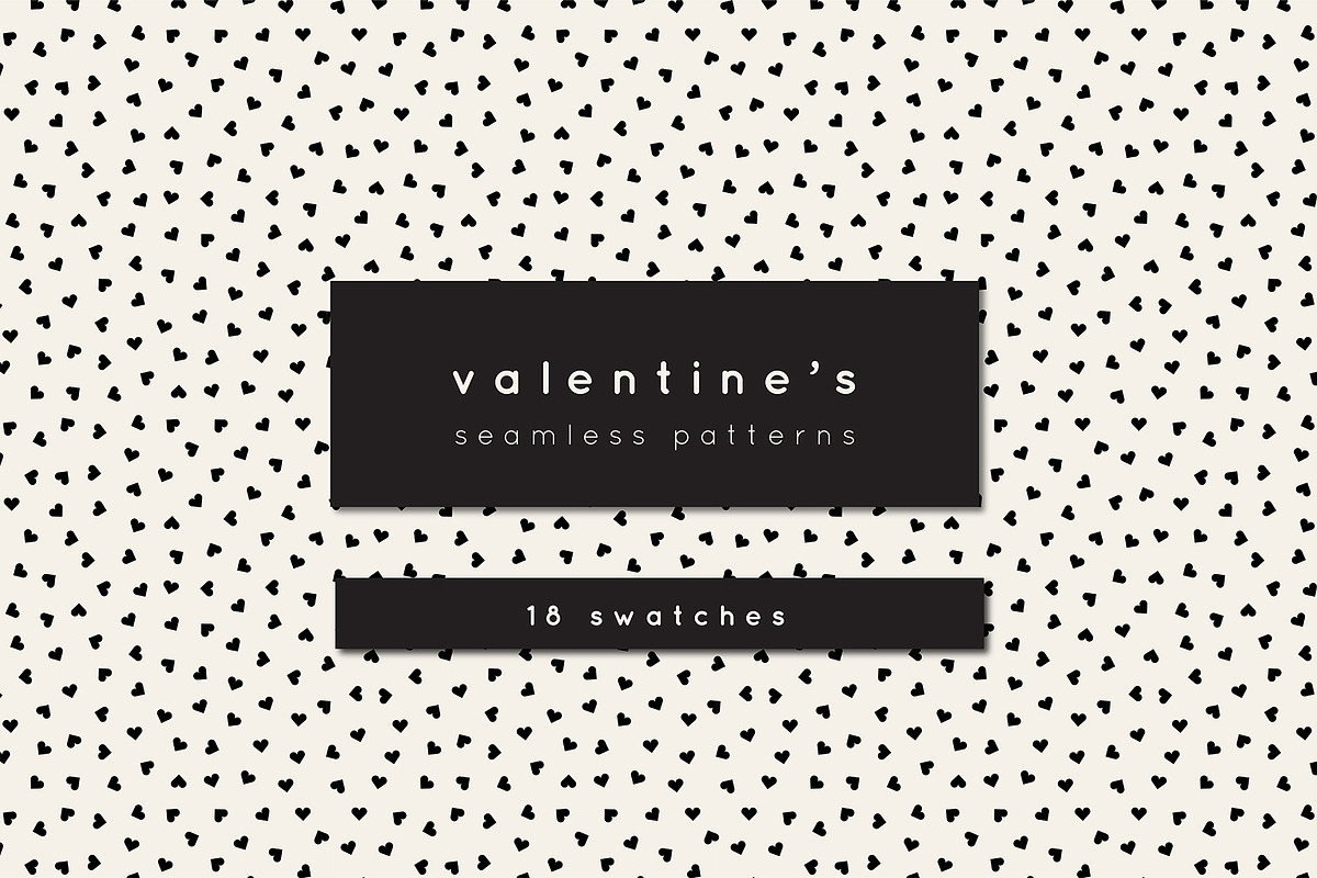 Valentine's Seamless Patterns Bundle, a Pattern Graphic by Curly_Pat (Photo 1 of 6)