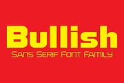 Bullish - Sans Serif Font Family, a Sans Serif Font by GG Design (Thumbnail 1 of 11)