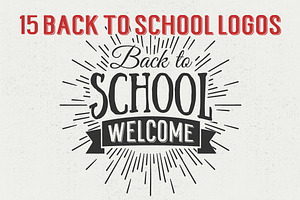 15 Back to School Logos and Badges